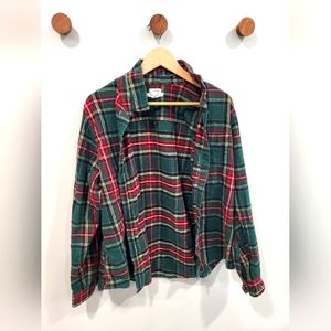 LL Bean Relaxed Fit Plaid Shirt